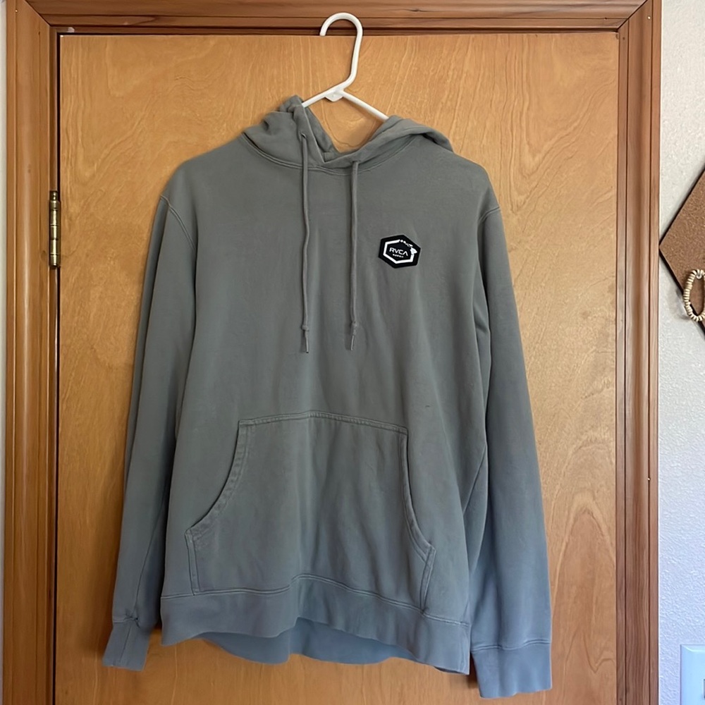 Blue-Green RVCA Hoodie